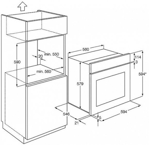 Духовой шкаф AEG bs 731442 cm