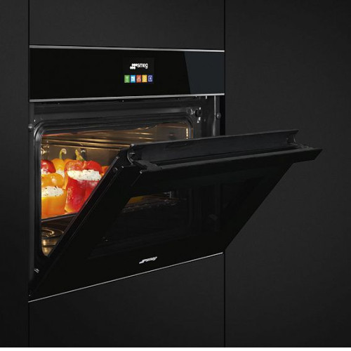 Духовой шкаф электрический компактный SMEG SF4604PVCNX1
