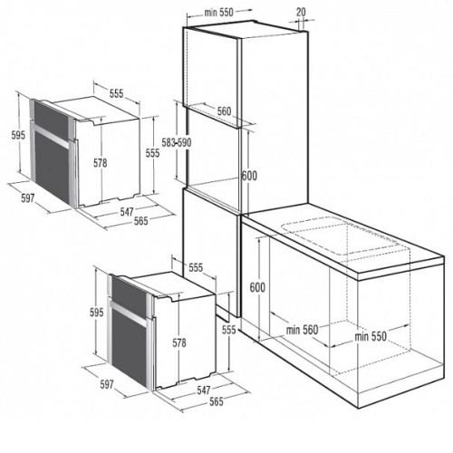 Духовой шкаф GORENJE bo 71 sy2 w