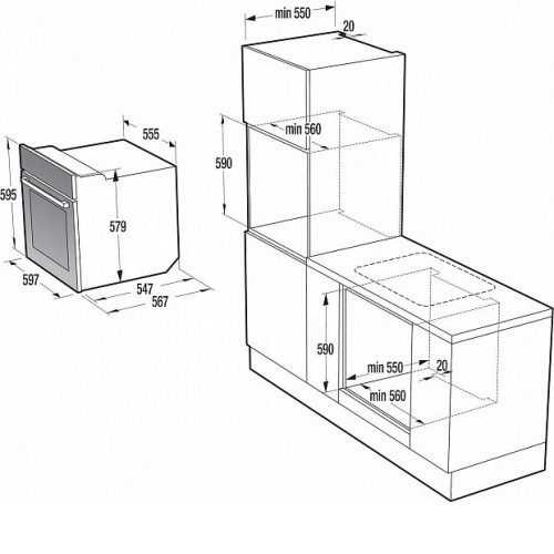Духовой шкаф GORENJE BO 637E24 WG