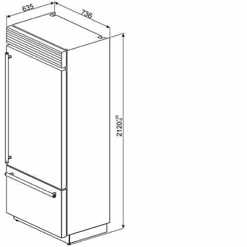 Холодильник SMEG RF376LSIX