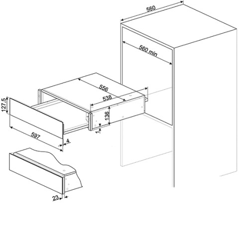 Ящик сомелье SMEG CPS115N