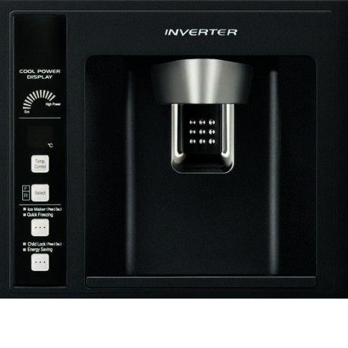 Холодильник HITACHI r-w662 fpu3x gbk черный