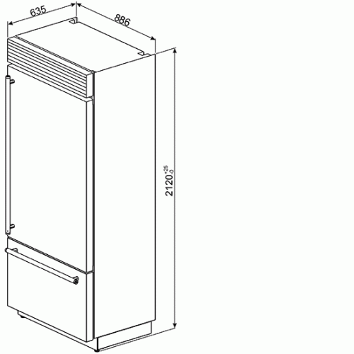 Холодильник SMEG RF396RSIX