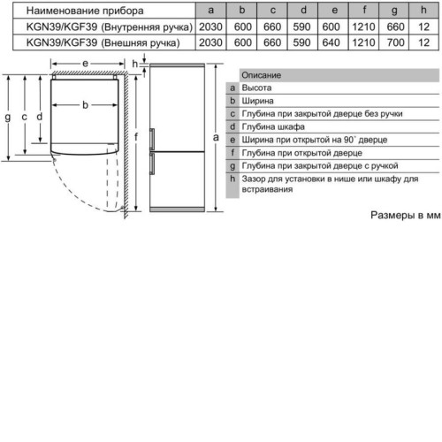 Холодильник Bosch KGN 39LQ31R