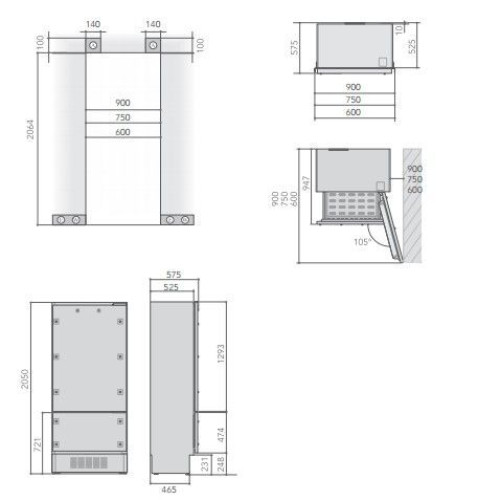 Холодильник KITCHENAID KCZCX 20901L