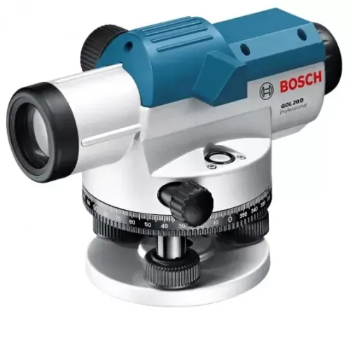 Оптический нивелир Bosch GOL 20D + штатив BT160 + рейка GR500 0.601.068.402