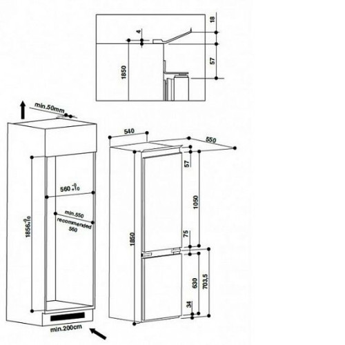 Холодильник HOTPOINT-ARISTON BCB 7525 E C AA O3 (RU)