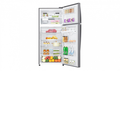 Холодильник LG GN-H702HMHZ серебристый