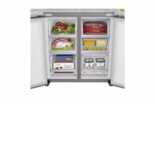 Холодильник LG GC-B22FTMPL серебристый