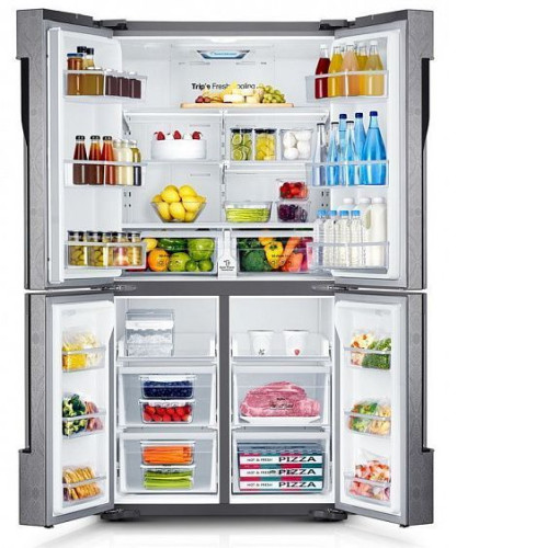 Холодильник Samsung RF905QBLAXW серебристый