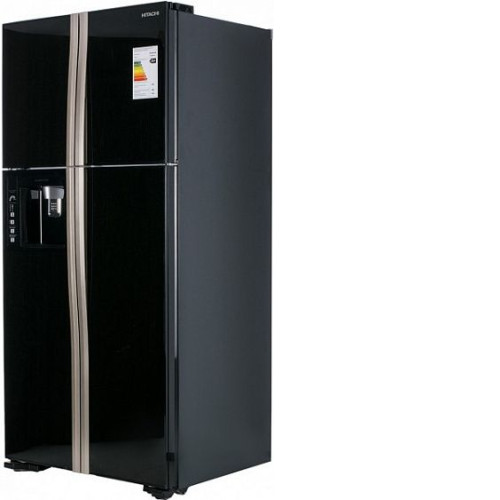 Холодильник HITACHI r-w662 pu3 gbk черный