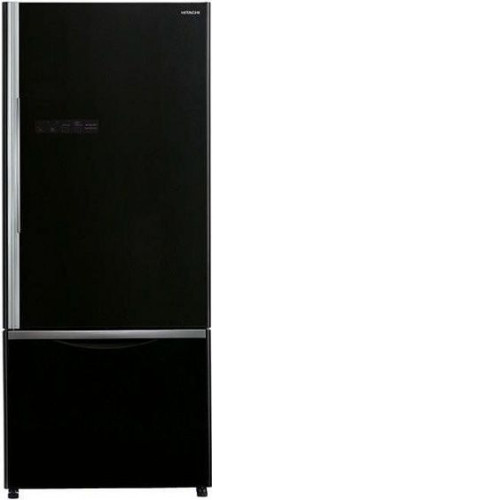 Холодильник HITACHI R-B 502 PU6 GBK черное стекло