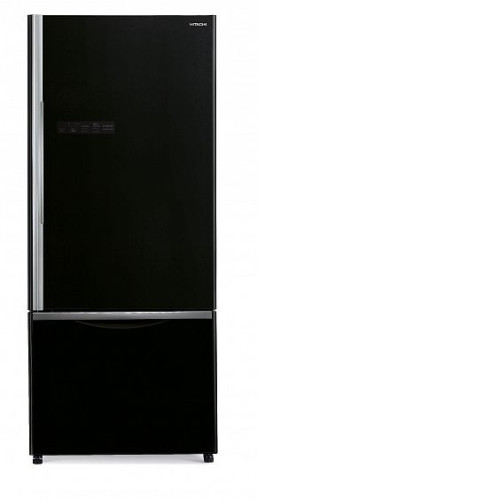 Холодильник HITACHI R-B 572 PU7 GBK черное стекло