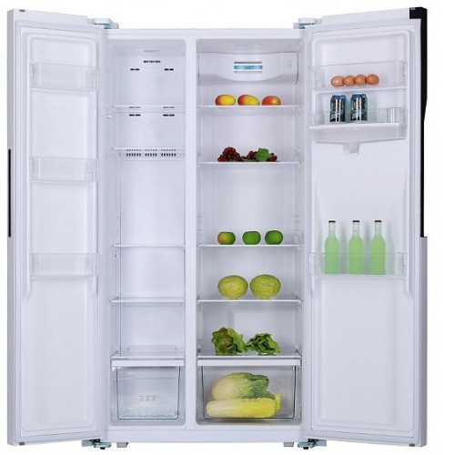 Холодильник ASCOLI ACDS520W (серебристый)
