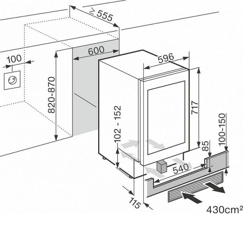 Винный шкаф MIELE KWT6322UG