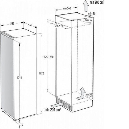 Морозильник Gorenje GDFN 5182A1
