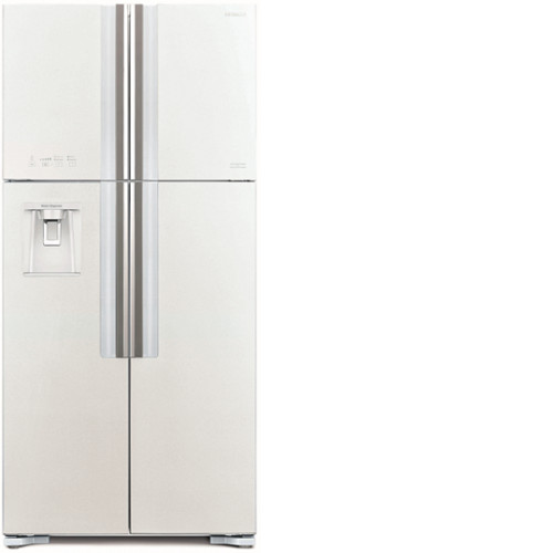Холодильник HITACHI R-W 662 PU7X GPW белое стекло