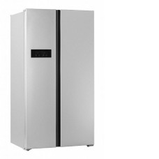 Холодильник ASCOLI ACDS601W (серебристый)