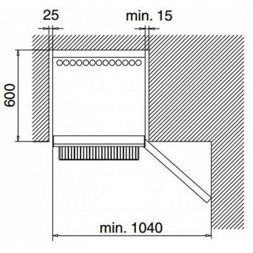 Винный шкаф VESTFROST SOLUTIONS VKG 571 коричневый (1 зона)