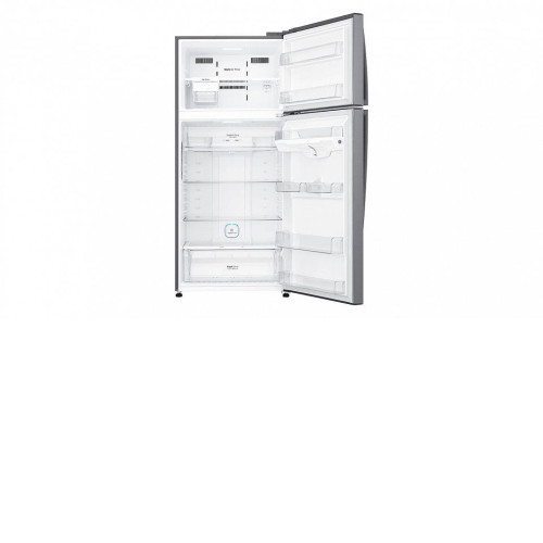 Холодильник LG GN-H702HMHZ серебристый