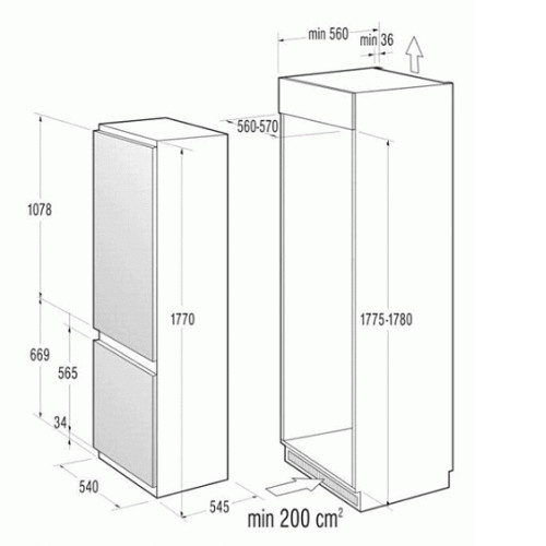 Холодильник GORENJE rki 4181 aw