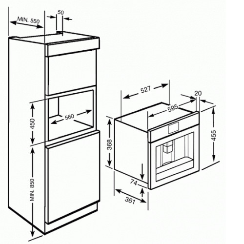 Кофемашина SMEG cmsc45b