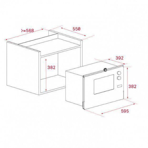 Микроволновая печь Teka ML 825 TFL (40590640)
