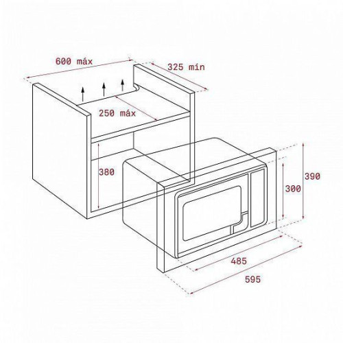 Микроволновая печь TEKA MS 620 BIS(40584010)