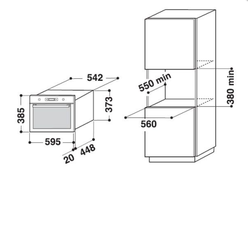 Встраиваемая микроволновая печь WHIRLPOOL amw 735/nb