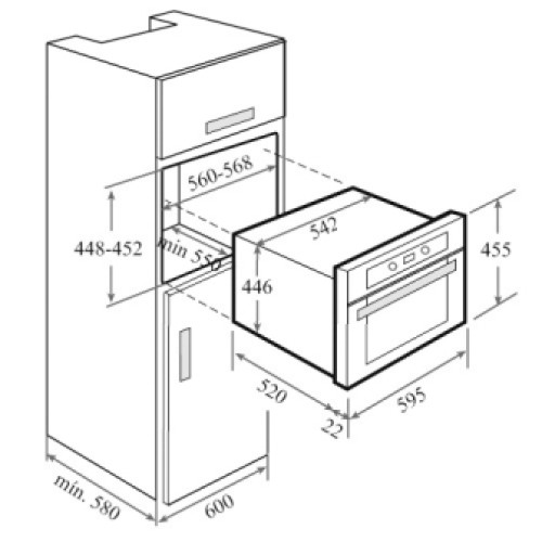Микроволновая печь TEKA MCS 32 BIH (40587200)