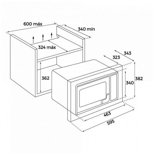 Микроволновая печь TEKA MWE 207 FI WHITE (40581130)