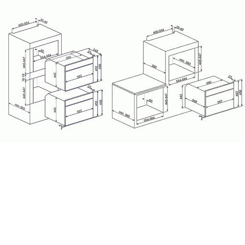 Встраиваемая микроволновая печь SMEG SF4102MS