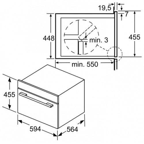 Микроволновая печь BOSCH COA565GB0