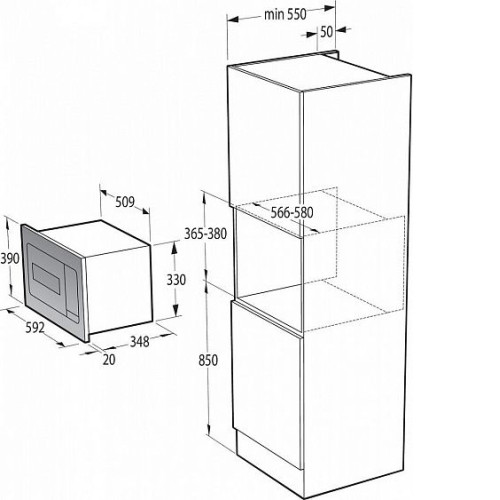 Микроволновая печь Gorenje BM 235 SYW