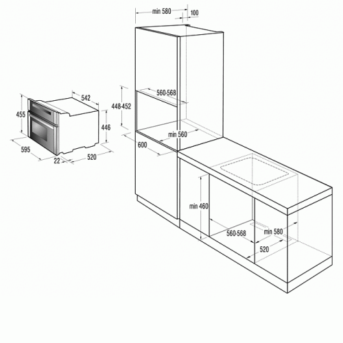 Вытяжка ZANUSSI zhg 513 g