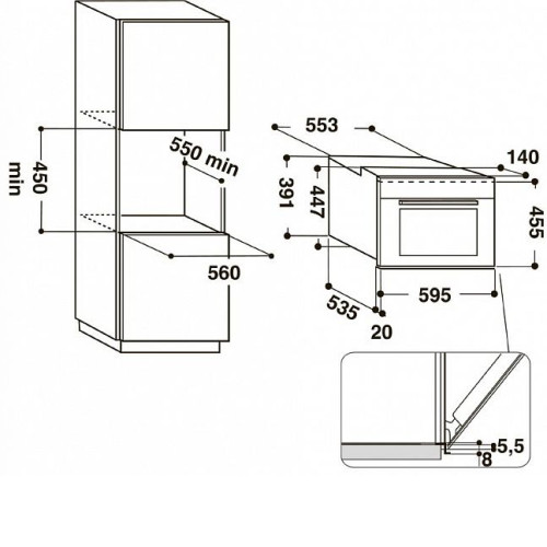 Микроволновая печь HOTPOINT-ARISTON MP 775 IX HA