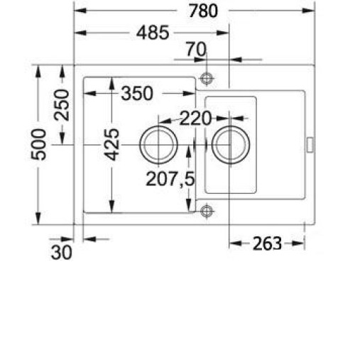 Мойка Franke MRG651-78-автомат,бежевый (114.0198.348)
