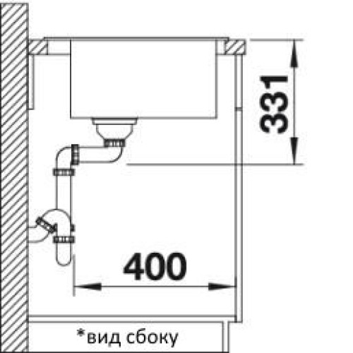 Кухонная мойка Blanco PLEON 6 шампань (арт.521685)