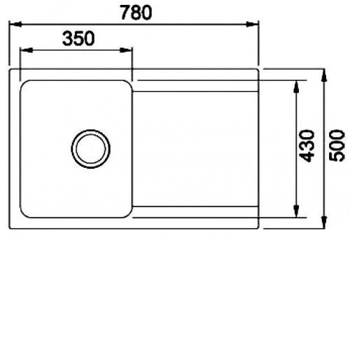 Кухонная мойка FRANKE OID 611-78 кофе (114.0443.361)