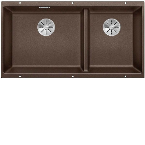 Кухонная мойка Blanco SUBLINE 480/320-U кофе c отв.арм. InFino (арт.523593)
