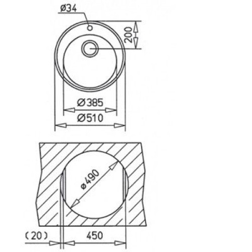 Кухонная мойка TEKA Centroval 510 Ba