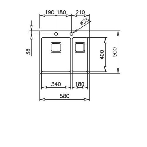 Мойка кухонная Teka FORLINEA RS15 2B 580 (art.115030013)