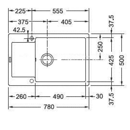 Мойка FRANKE 114.0368.850 FRANKE MRG 611D 3,5 бежевый, обрачив., вентиль