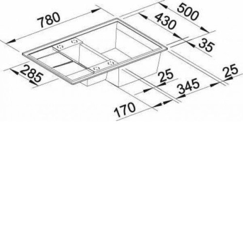 Кухонная мойка BLANCO metra 6s compact (513468)