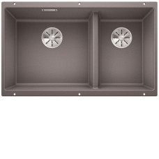 Кухонная мойка Blanco SUBLINE 430/270-U отводная арматура InFino® алюметаллик гранит 523153