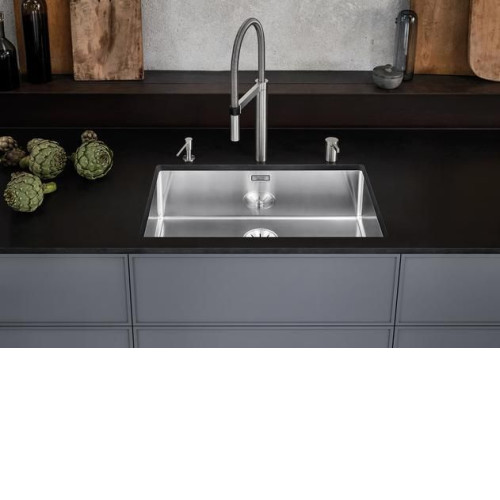 Кухонная мойка Blanco CLARON 700-U нерж.сталь зеркальная полировка с отв. арм. InFino (арт.521581)
