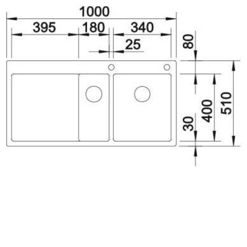 Мойка BLANCO 521646 BLANCO CLARON 6S-IF/А чаша слева нерж. сталь зеркальн