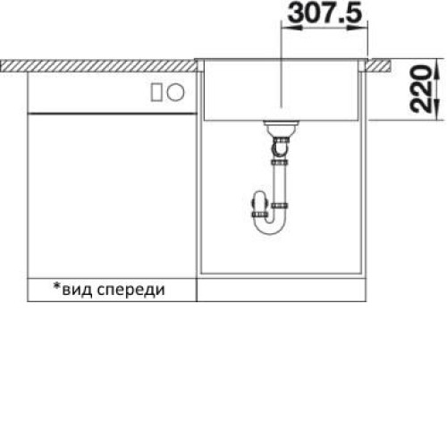 Кухонная мойка Blanco PLEON 6 шампань (арт.521685)
