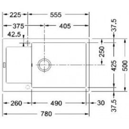 Мойка FRANKE 114.0369.110 FRANKE MRG 611D 3,5 графит, обрачив., вентиль-